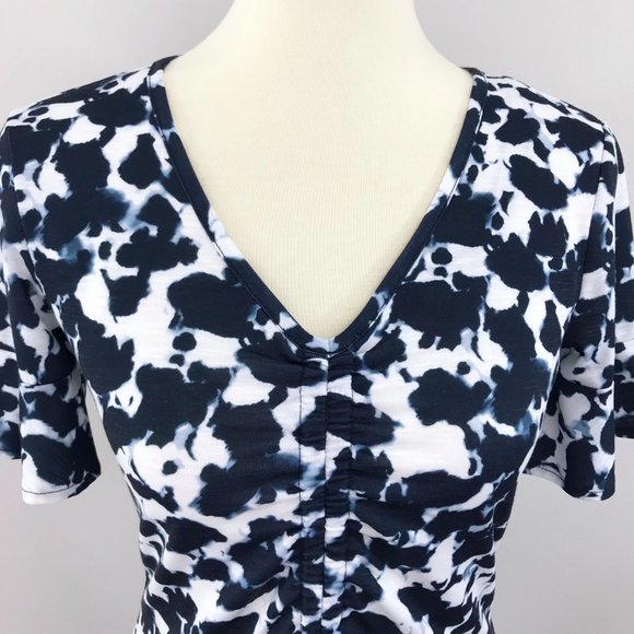 Juicy Couture Lush Shadow Gathered Front Flutter Sleeve Top Women’s Size M - Picture 3 of 15